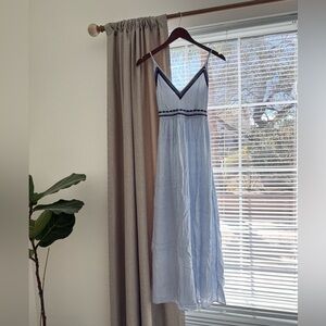 Elegant Blue Japan Maxi Dress